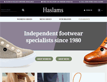 Tablet Screenshot of haslamsofwilmslow.co.uk